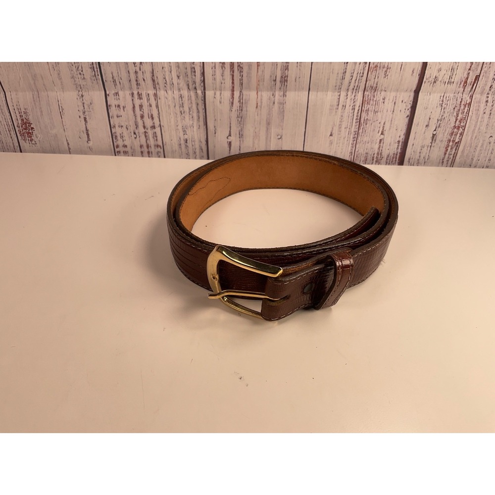 3D Western Mens Belt Leather Basic Distressed Brown 1029 40